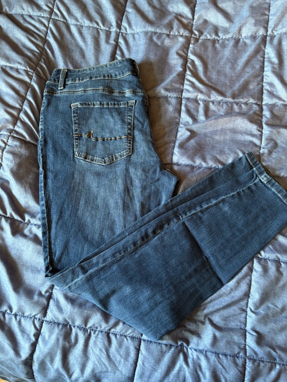 Maurice’s Classic Dark Wash Skinny Jeans 14W Long